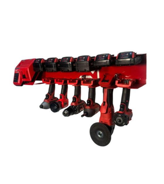 Elite Mounts - Milwaukee Cordless Tool M18 Battery Charging Station Mount