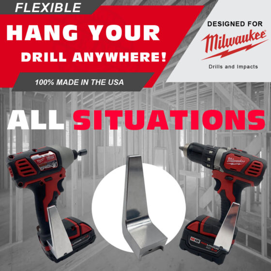 Milwaukee Drill and Impact Hanger