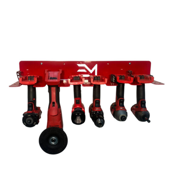 Elite-Mounts-Milwaukee-M18 6-Slot Drill Organizer