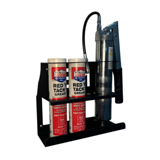 Grease Gun Holder with Drip Tray